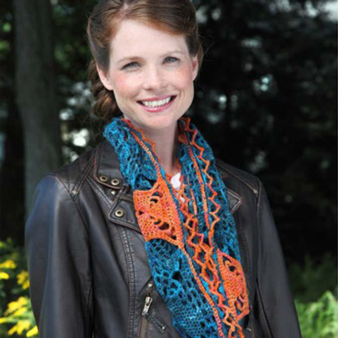 Valley Yarns Kassar Cowl Crochet Pattern