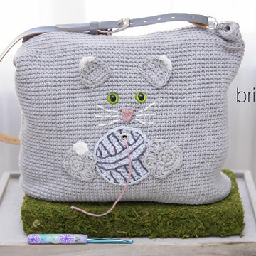 Cat Yarn Project Bag