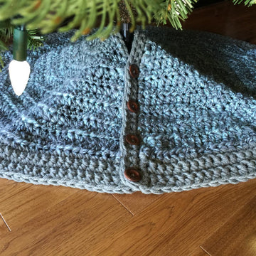 Bulky & Quick Tree Skirt and Stocking Set