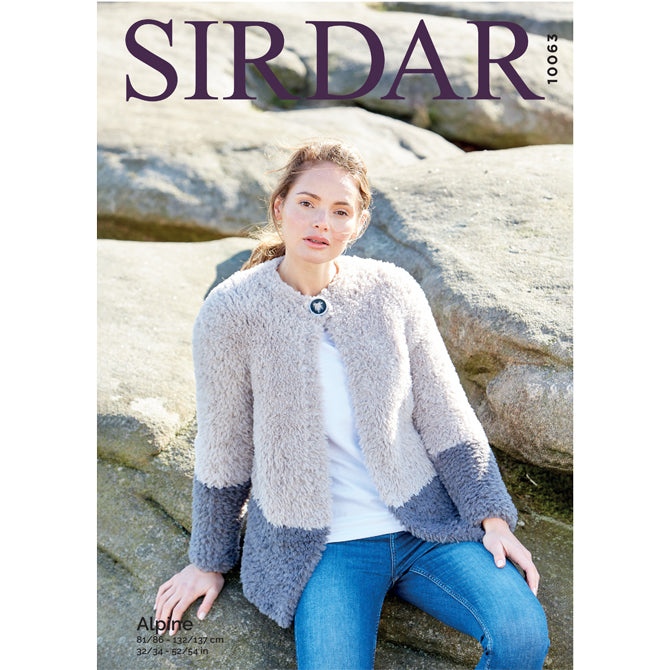 Sirdar Jacket Coat Knitting Pattern