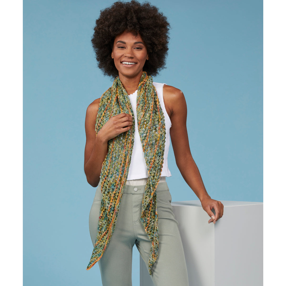 Tahki Yarns Sunset Beach Wrap Knitting Pattern