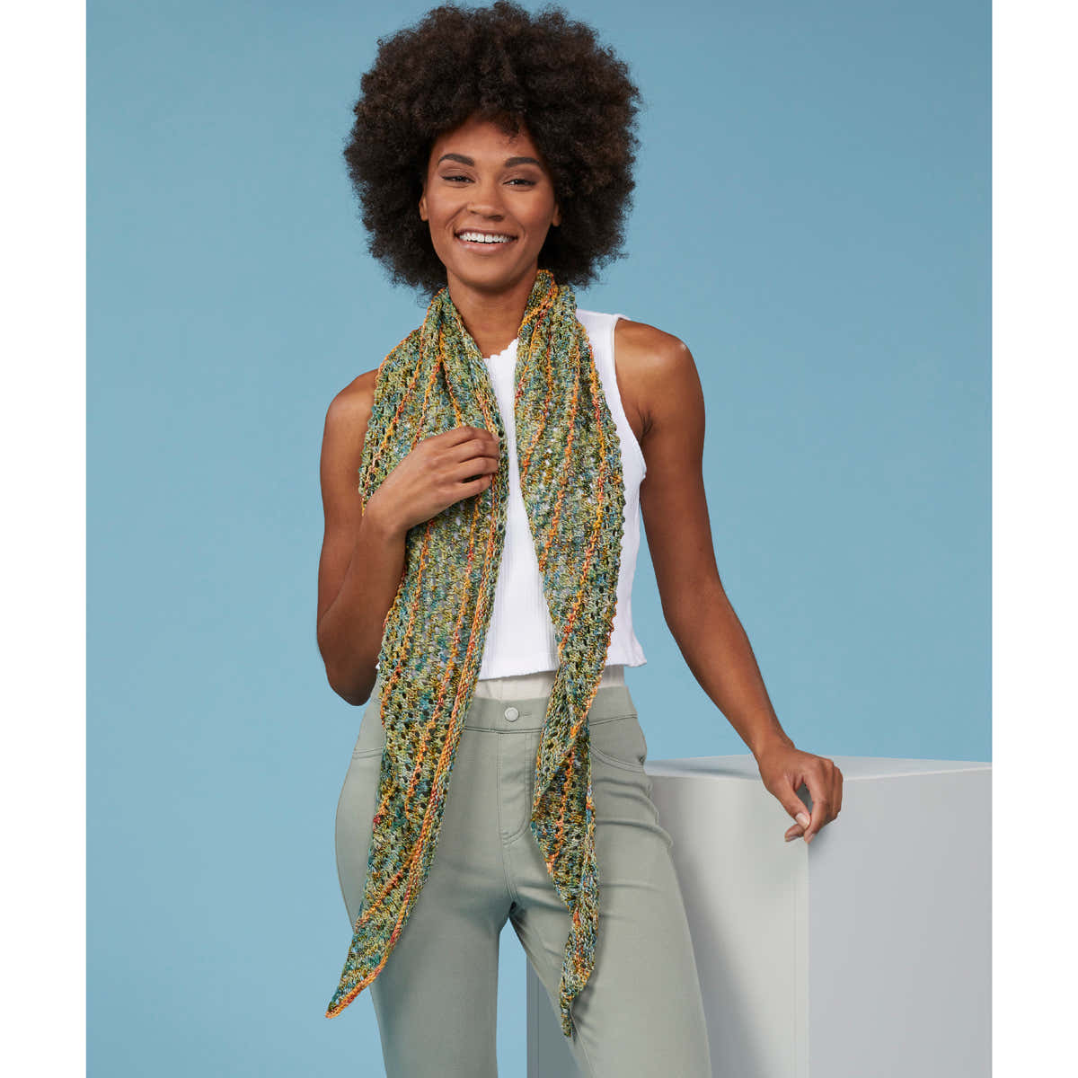 Tahki Yarns Sunset Beach Wrap Knitting Pattern