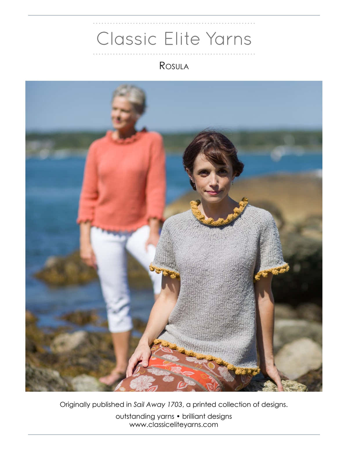 Classic Elite Yarns Rosula Jumper Knitting Pattern