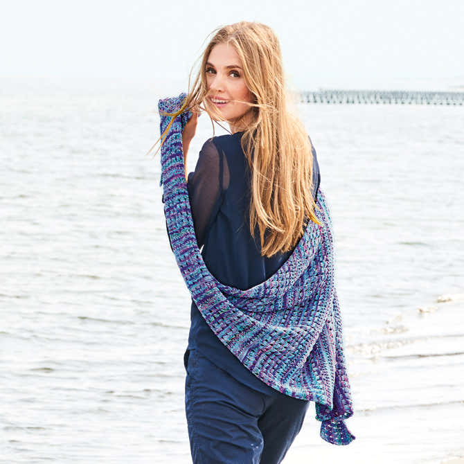 Lana Grossa Shawl Wrap Knitting Pattern