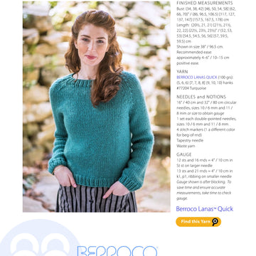 Berroco Rosalia Jumper Knitting Pattern