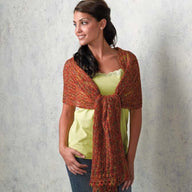 Valley Yarns Rhea Lace Stole Knitting Pattern