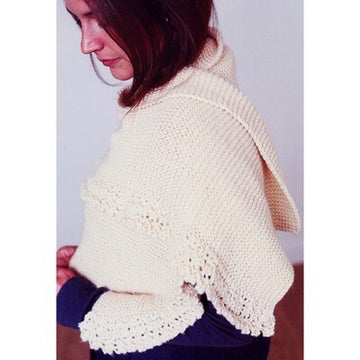 Ella Rae 11-04 Garter Stitch and Lace Wrap