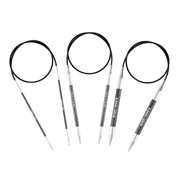 KnitPro Karbonz Fixed Circular Needles 16"