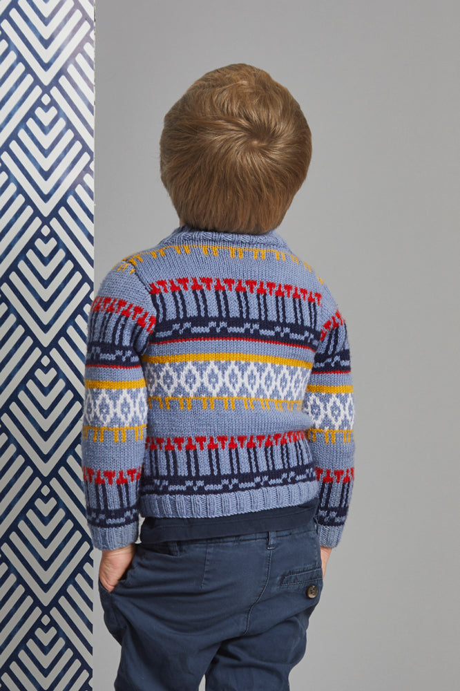 MillaMia Kid's Bengt Cardigan Knitting Pattern