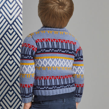 MillaMia Kid's Bengt Cardigan Knitting Pattern