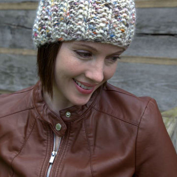 Mistake Rib Stitch Hat in Plymouth Yarn Baby Alpaca Grande Hand Dye