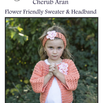 Cascade Yarns A290 Flower Friendly Sweater & Headband (Free)