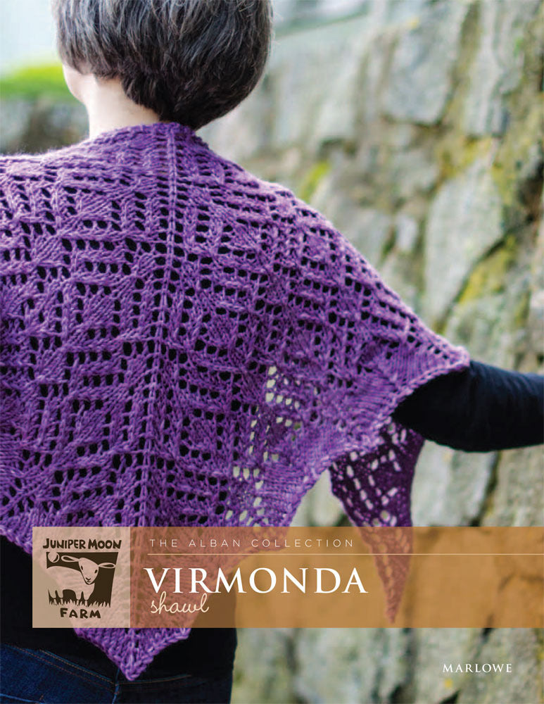 Virmonda Shawl Wrap Knitting Pattern