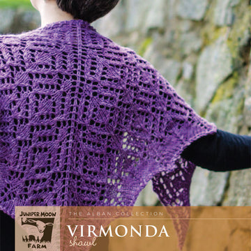 Virmonda Shawl Wrap Knitting Pattern