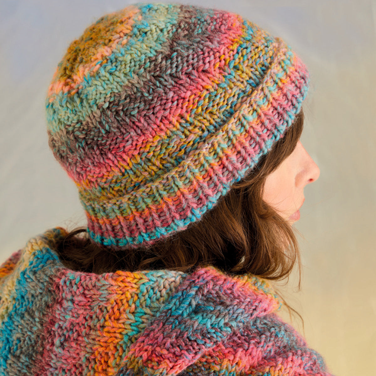 Sirdar Sea Breeze Hat & Scarf Knitting Pattern