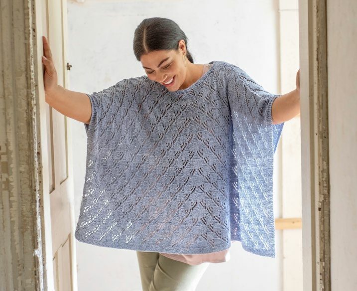 Arade Poncho Cape Knitting Pattern