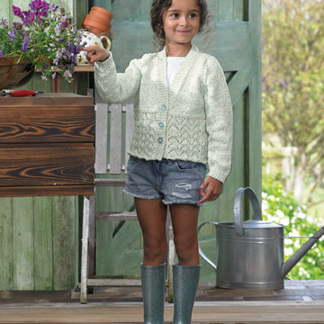 James C. Brett JB730 Cardigan and Sweater Knitting Pattern