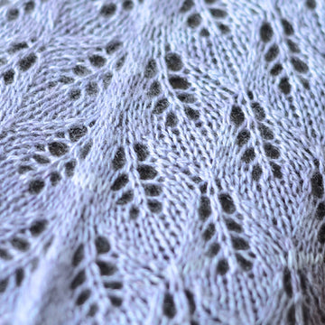 SweetGeorgia Lilac Leaves Shawl PDF