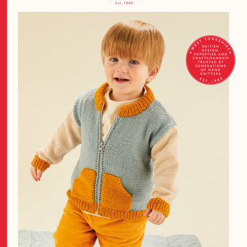 Sirdar Baby Bomber Jacket Set Knitting Pattern