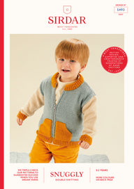 Sirdar Baby Bomber Jacket Set Knitting Pattern