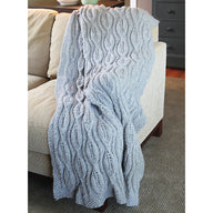 Valley Yarns Bas-Relief Blanket Knitting Pattern