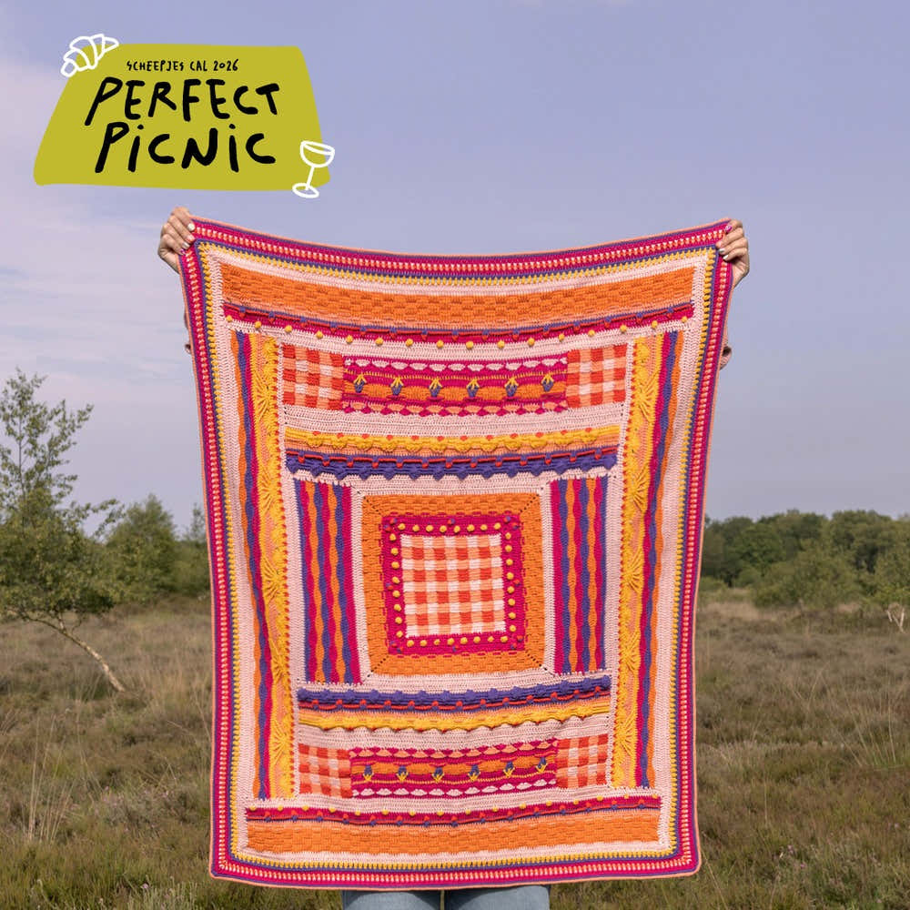 Scheepjes Perfect Picnic Crochet Along 2026 in Cotton Create DK