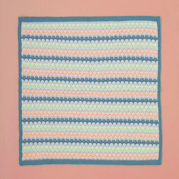 Paintbox Yarns Bobo Bubble Stitch Blanket & Beanie Knitting Pattern