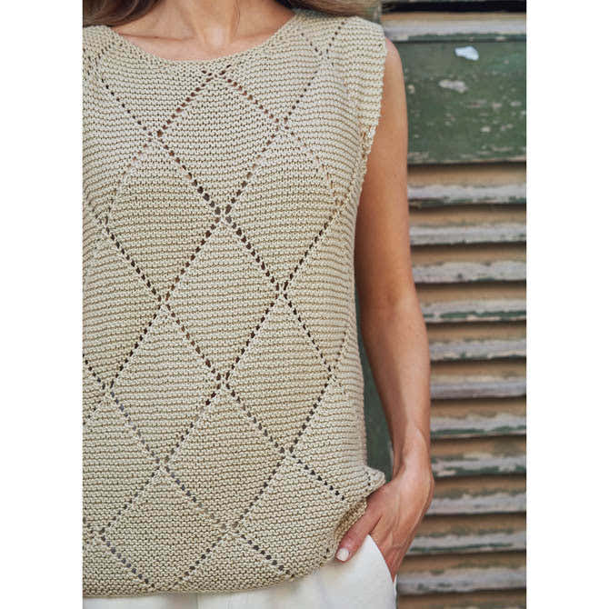 Rowan Diamond Top Jumper Knitting Pattern