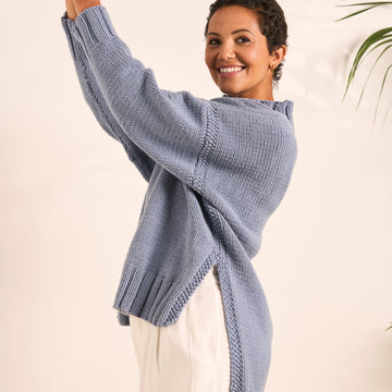 Heron Sweater Jumper Knitting Pattern