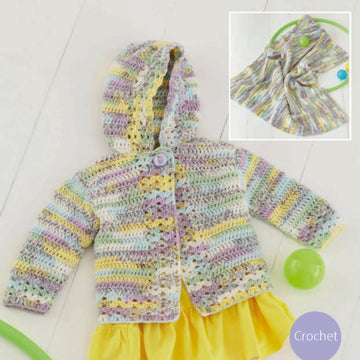 Sirdar Jacket and Blanket Crochet Pattern