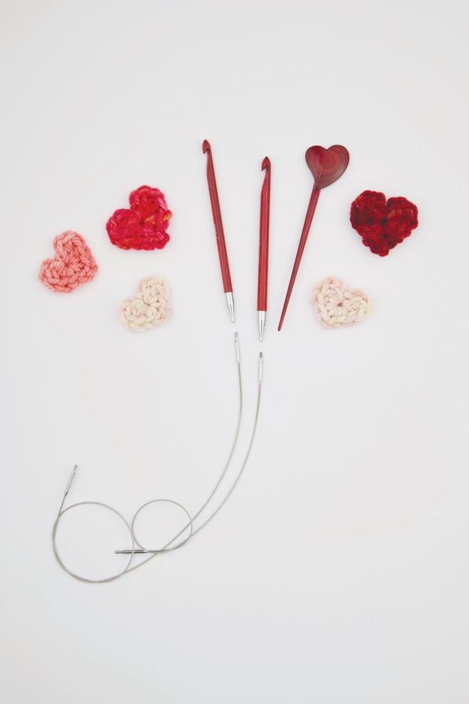KnitPro Holiday Gift Set - Afghan Tunisian Crochet Hook Set - "Amore"