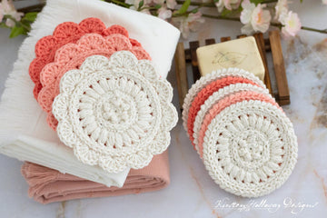 Dainty Dahlia Scrubby Rounds