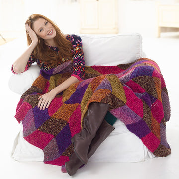 Chevron Afghan Blanket Knitting Pattern