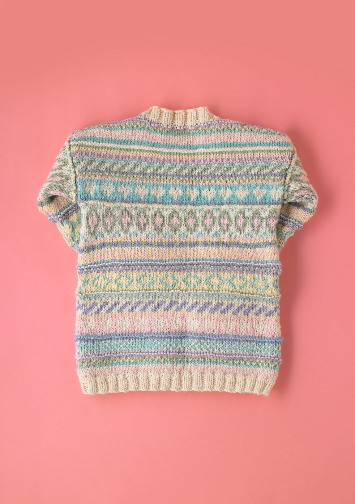 Paintbox Yarns Fizzy Fairisle Jumper for Kids Knitting