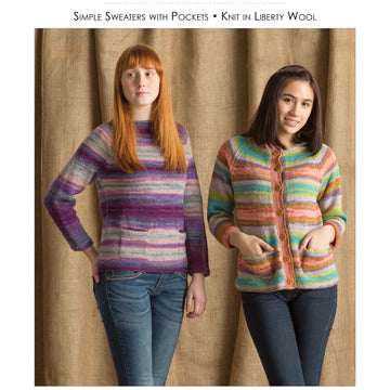 Classic Elite Yarns 1417 Simple Sweaters With Pockets PDF