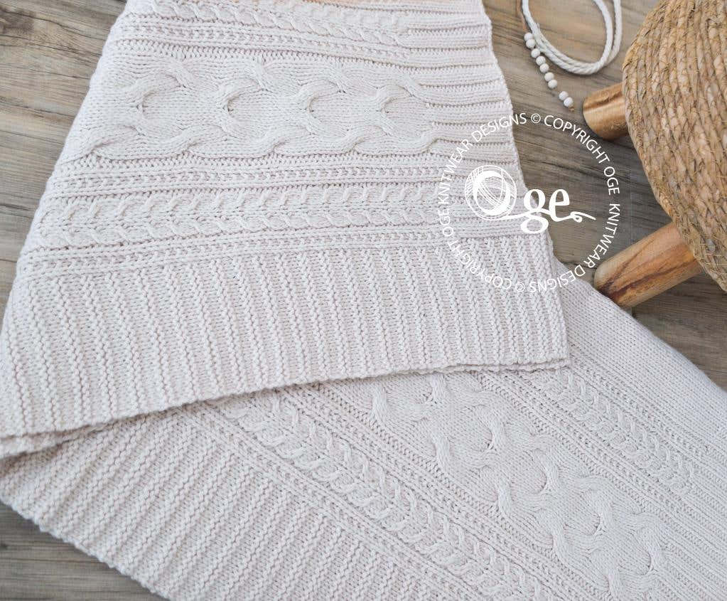 Kabel Treasure Blanket and Baby Bootees - P100