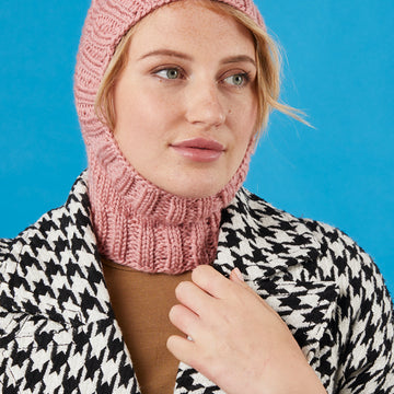 Paintbox Yarns Bashful Balaclava Knitting Pattern