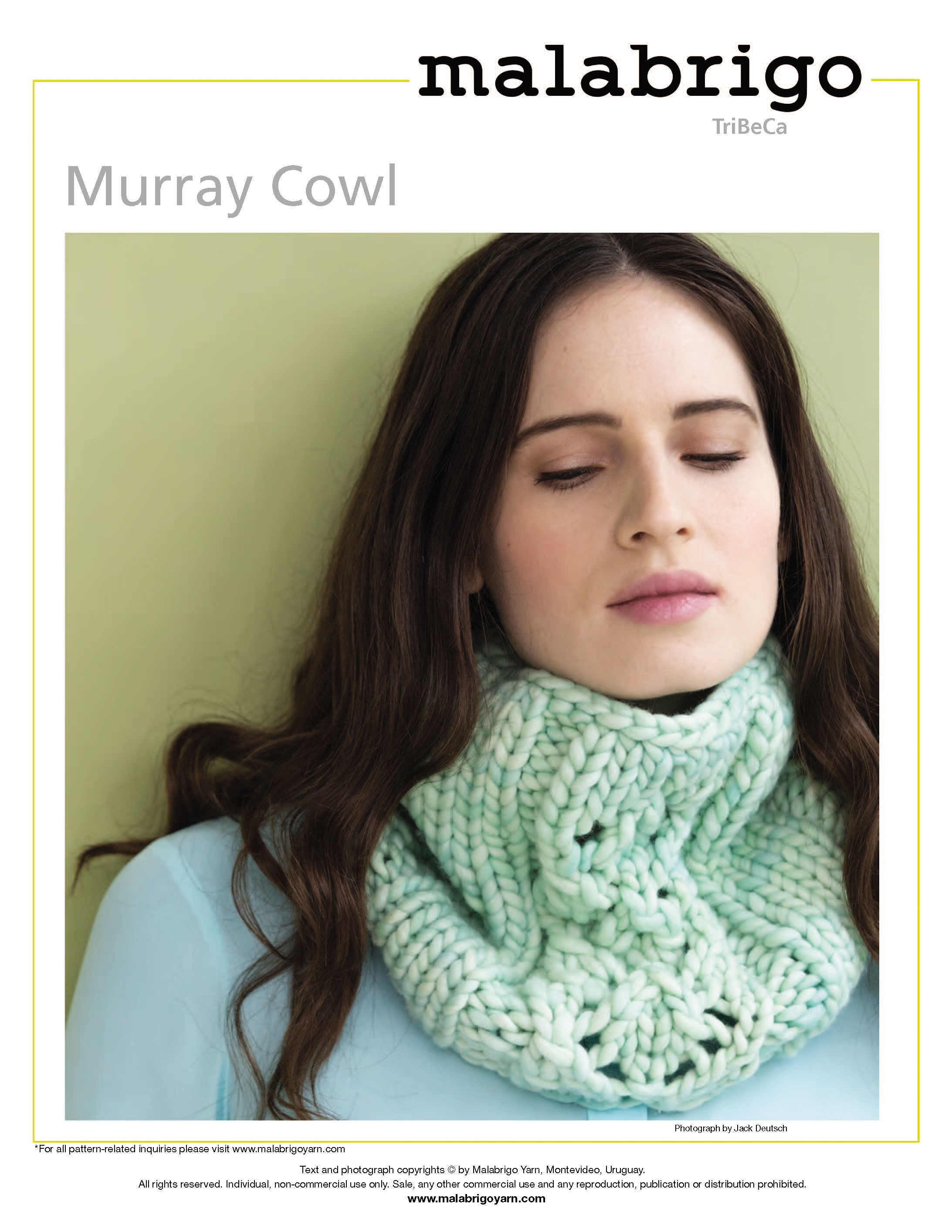 Murray Cowl Knitting Pattern