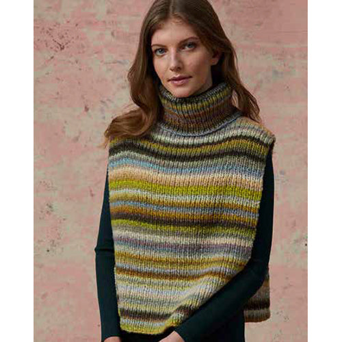 Lang Cape with Collar Accessory Knitting Pattern