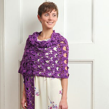 Valley Yarns Vanda Stole Crochet Pattern