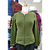 Valley Yarns Olive Branch Yoga Hoodie Knitting Pattern