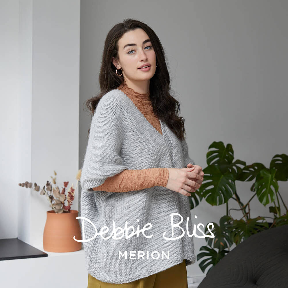 Debbie Bliss Clara Poncho Knitting Pattern