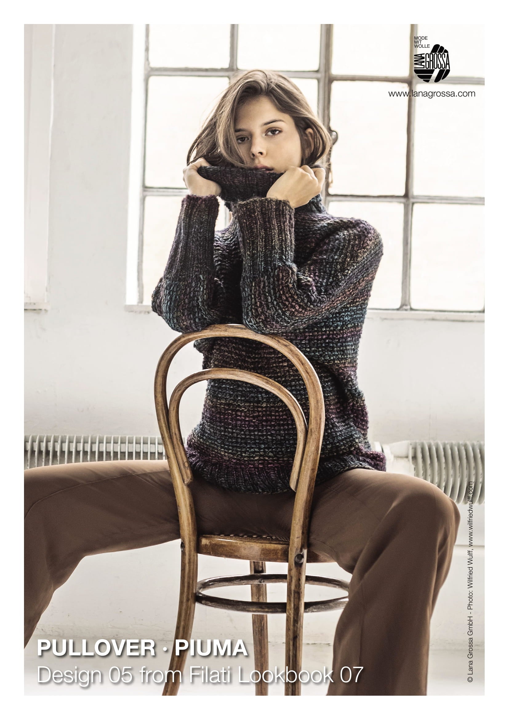 Lana Grossa 05 Pullover Jumper Knitting Pattern
