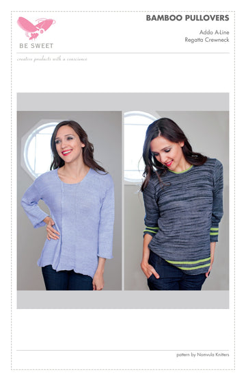 Be Sweet Bamboo Pullovers Jumper Knitting Pattern