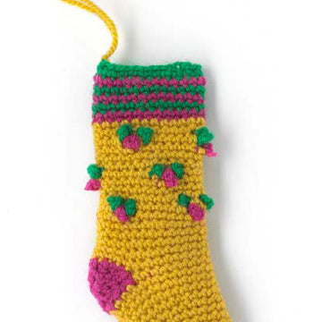 Paintbox Yarns Holly Stocking Crochet Pattern