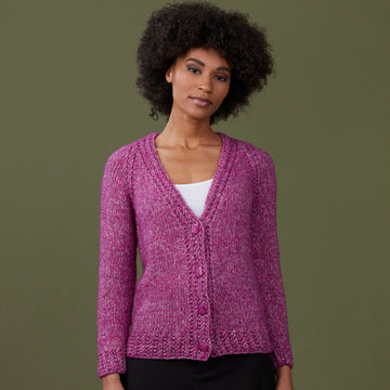 Stacy Charles Fine Yarns Rhodes Cardigan Knitting Pattern