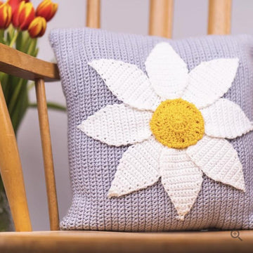 Daisy Appliqué Cushion
