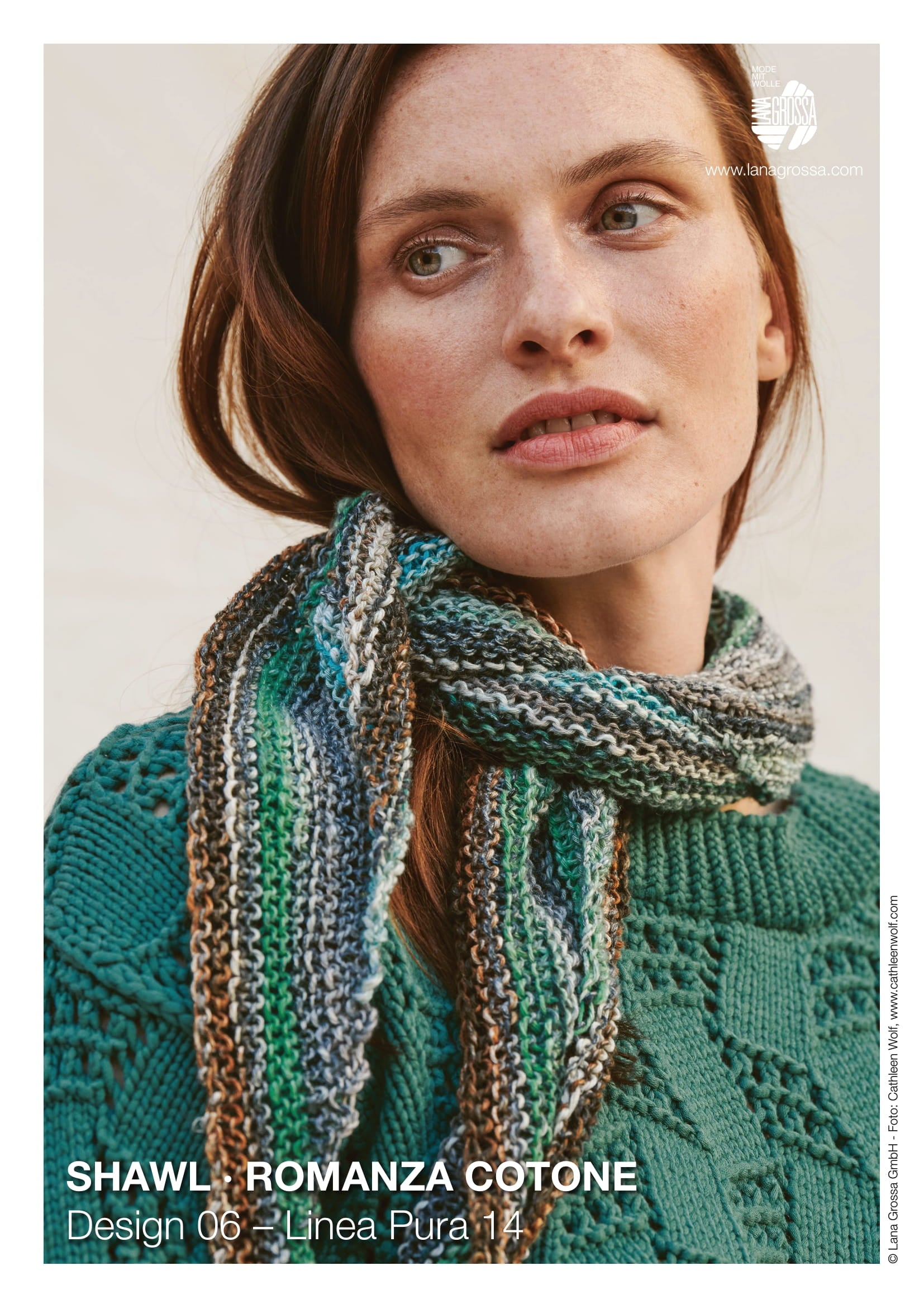 Lana Grossa Shawl Wrap Knitting Pattern