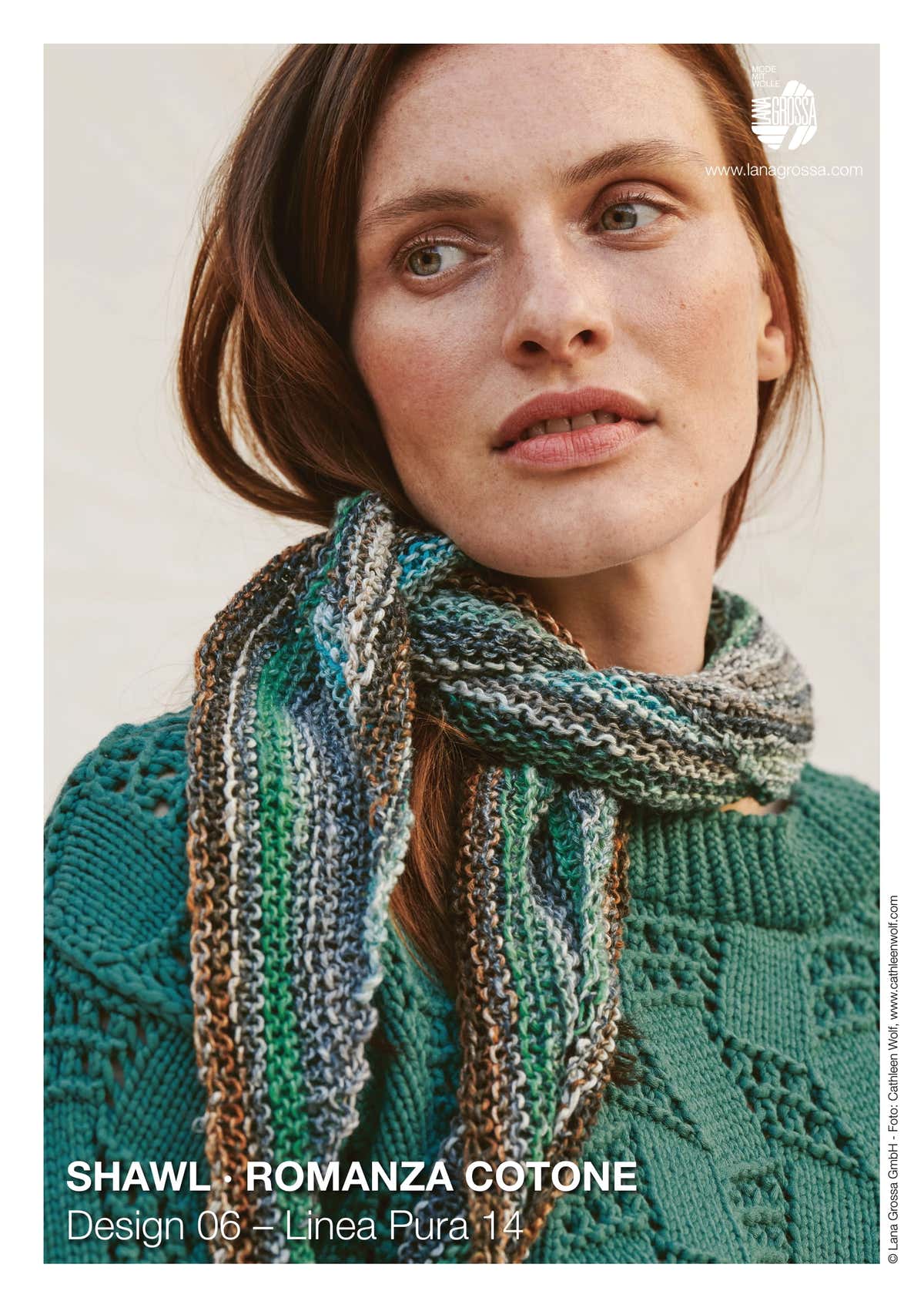 Lana Grossa Shawl Wrap Knitting Pattern