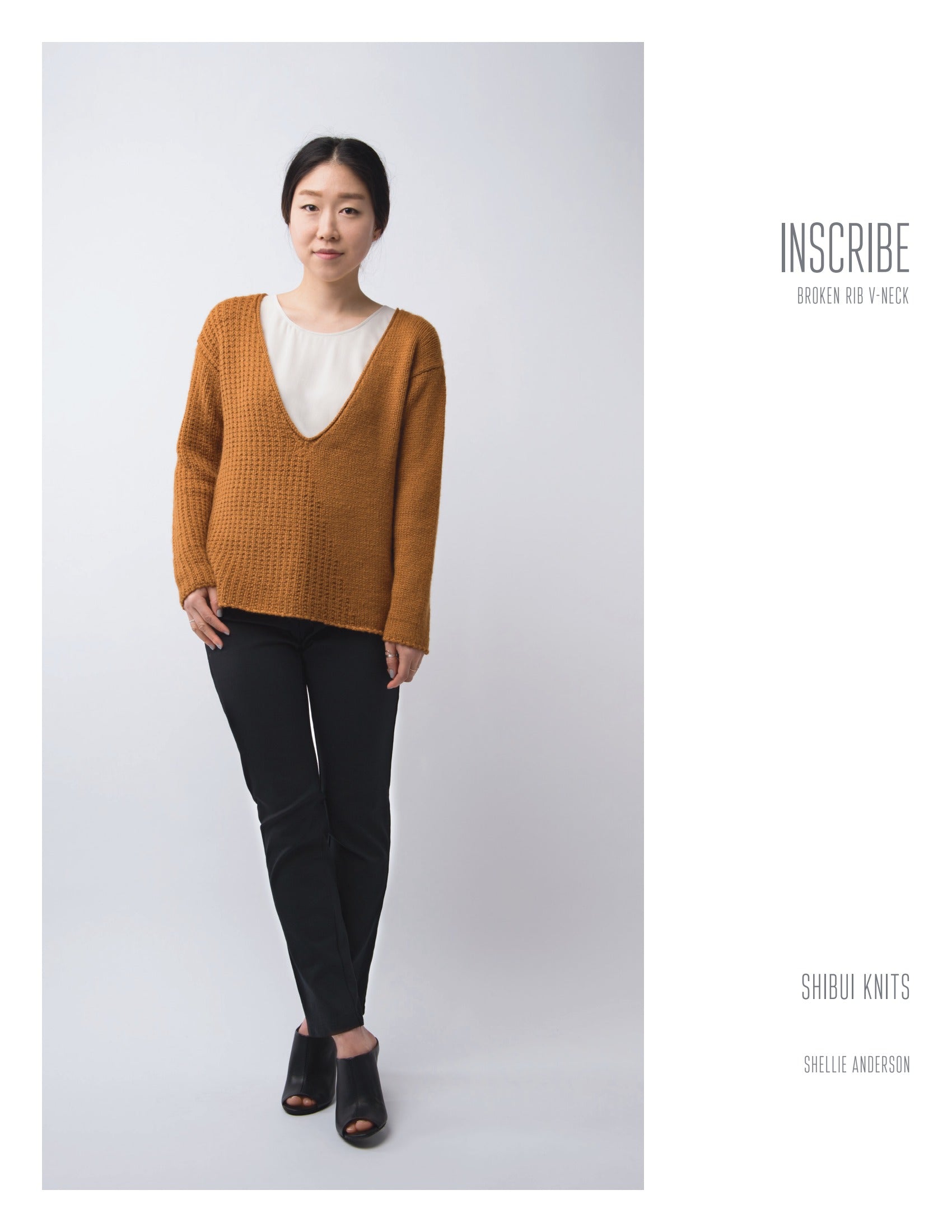 Shibui Knits Inscribe Jumper Knitting Pattern